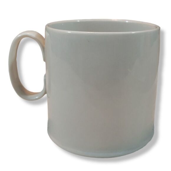 Anthropologie Mug Monogram B Bicycle Drawing By Florence Balducci Cyclist Biking - Picture 2 of 5